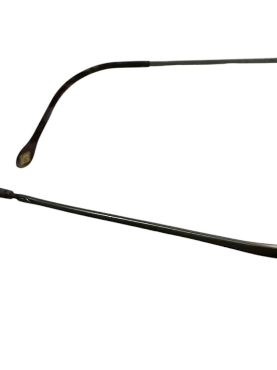 Rare Vintage ARTIFACTS 703 Clip-on Polarized Eyeglasses Oval Black 46 20
